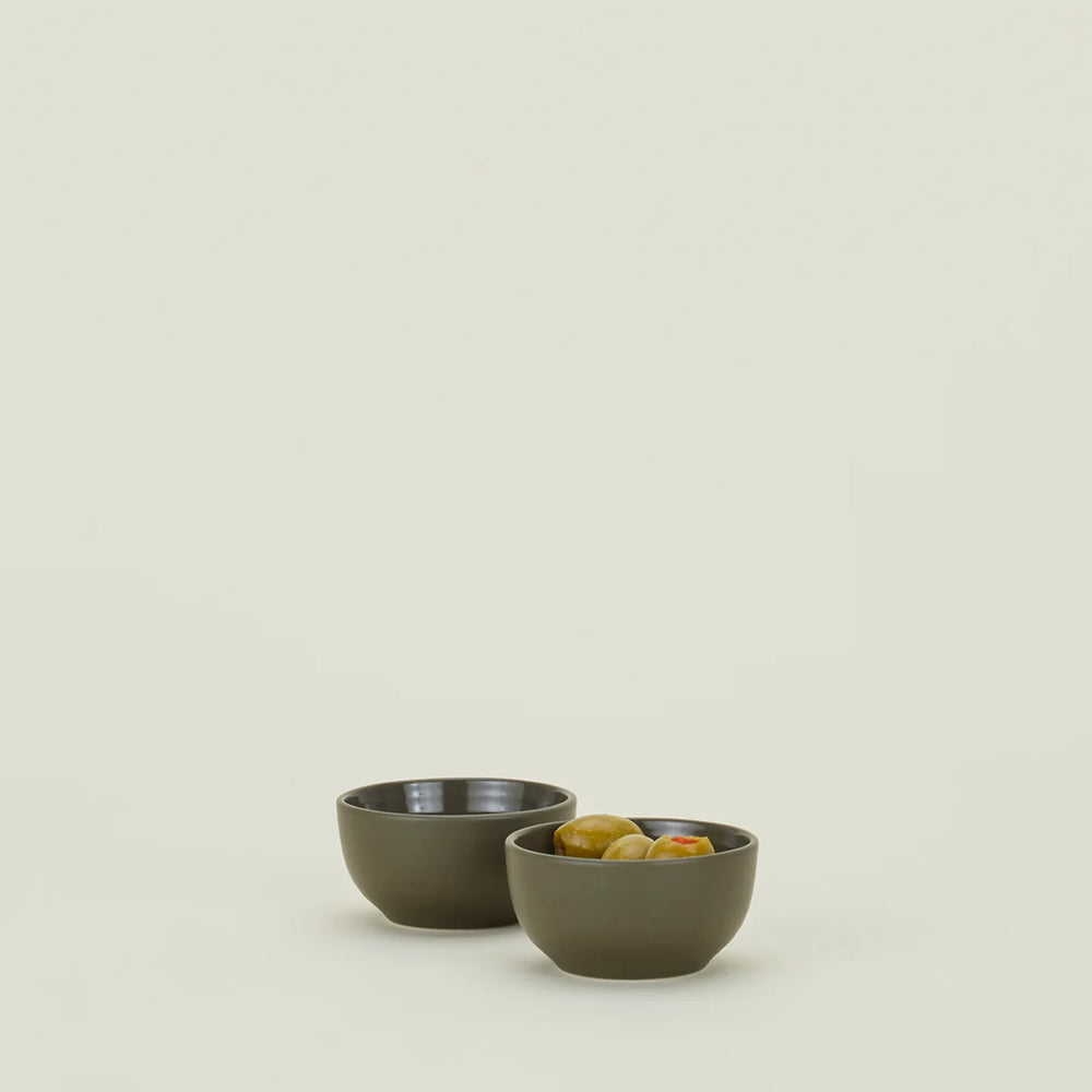 Essential Extra Small Bowl (Set of 2), Olive