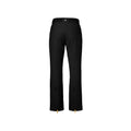 Flair Ski Pants in black by Goldbergh, featuring a high waistband and zippered ankles, viewed from the back.