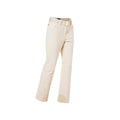 Flair Ski Pants in Champagne with a matching belt, displayed on a white background, by Goldbergh.