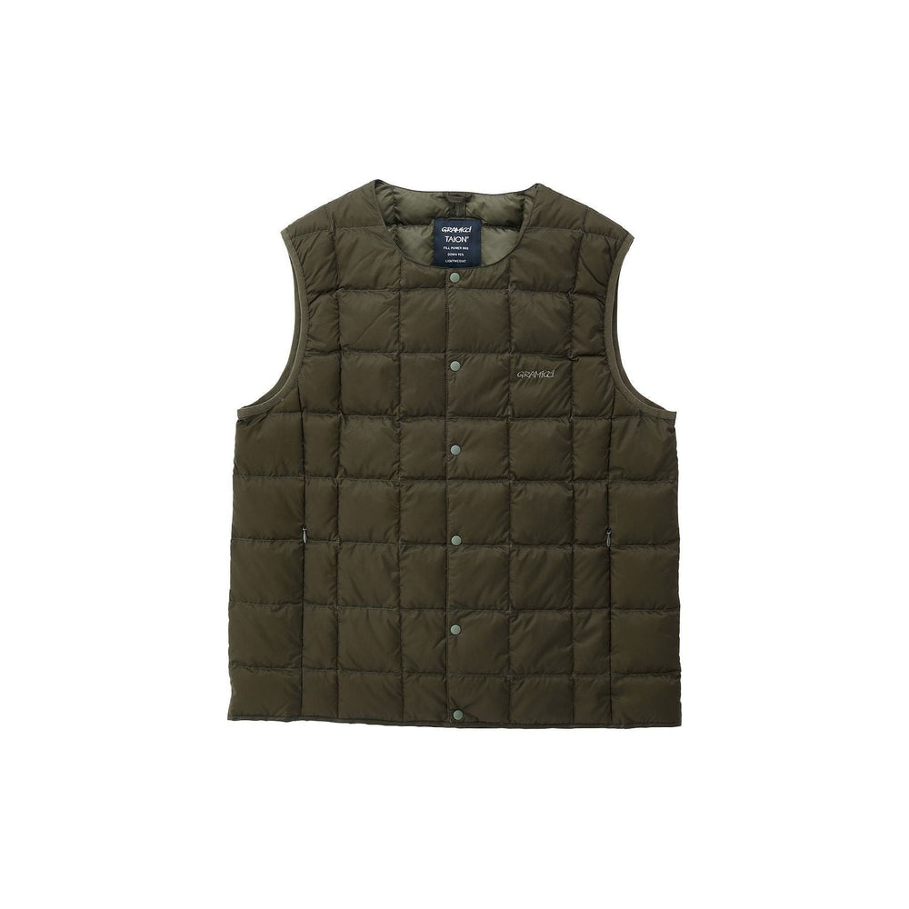 Gramicci U Vest Inner Down Vest, Deep Olive