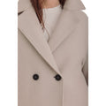 Harris Wharf W Jackets W Dropped Shoulder Double Breasted Jacket, Cream