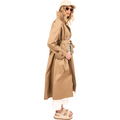 Herno W Rain Jacket Trench Coat, Camel