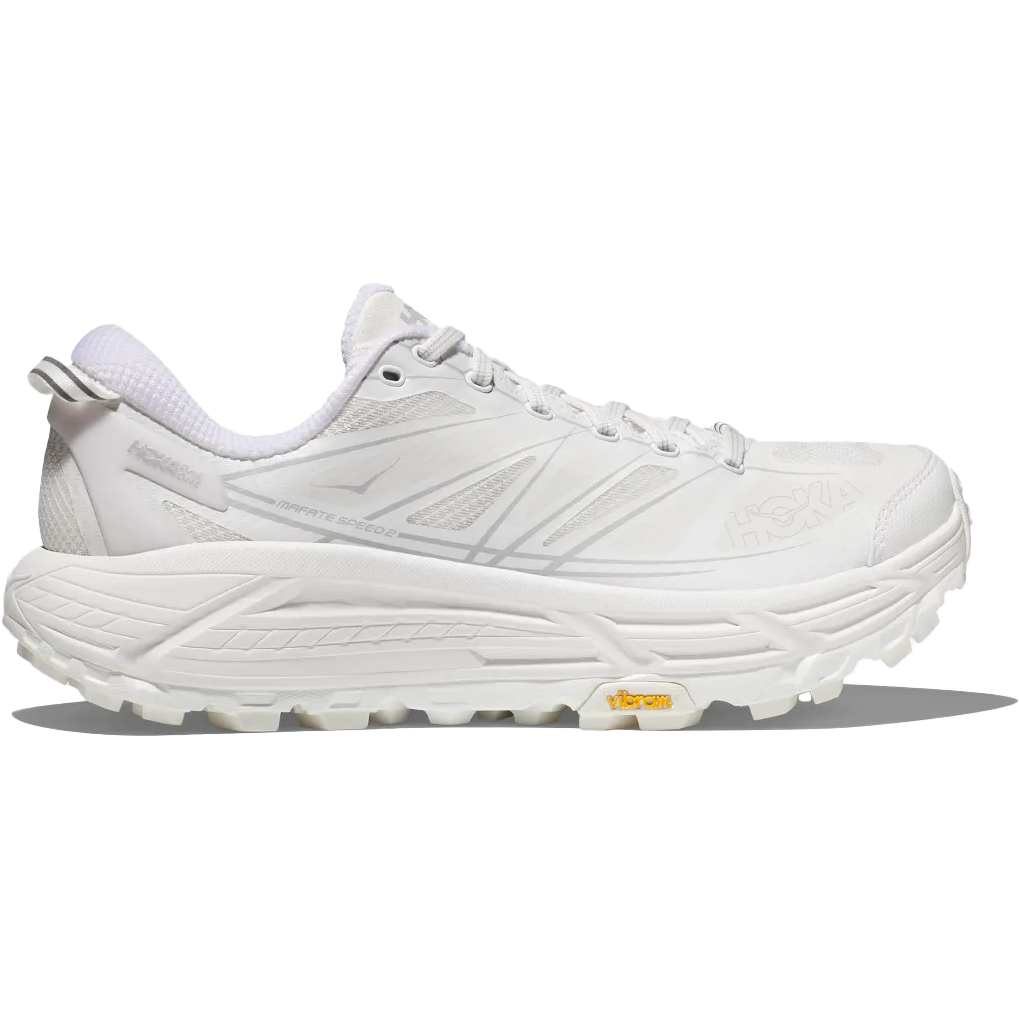 Hoka U Running Shoe U Mafate Speed 2, White/Lunar Rock