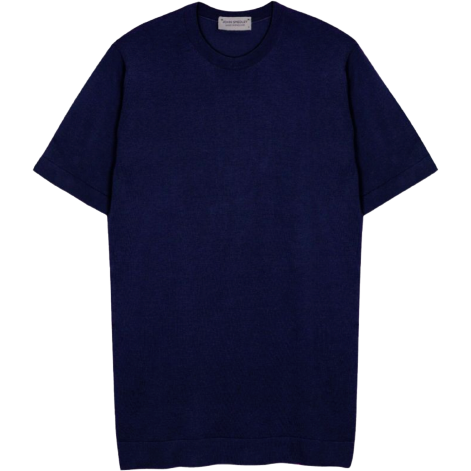 John Smedley U T-Shirts Lorca T Shirt, Royal Blue