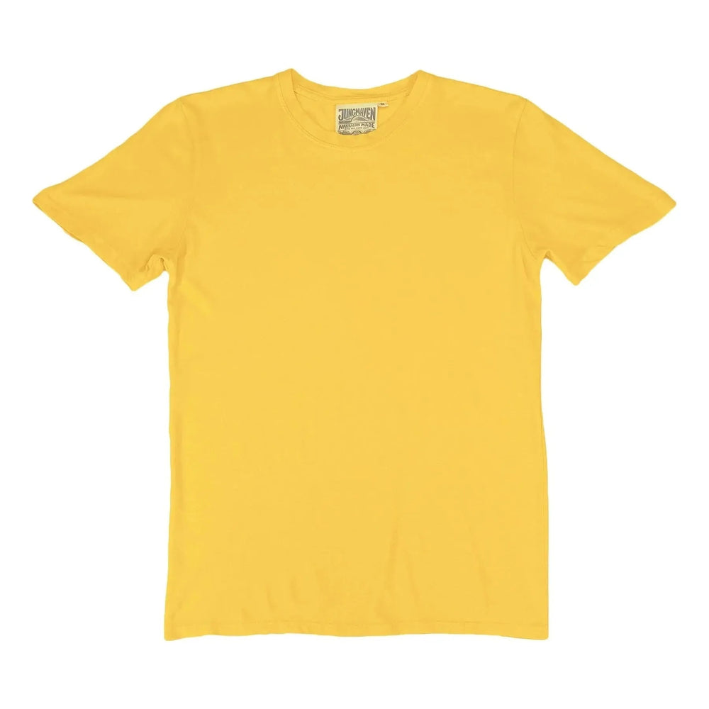 Jungmaven W T-Shirts Basic Tee 3.6oz, Sunshine Yellow