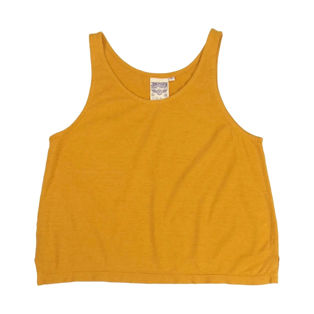 Jungmaven W Tank-Tops Cropped Tank, Mango Monjito