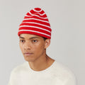 Beanie, Crimson Stripe