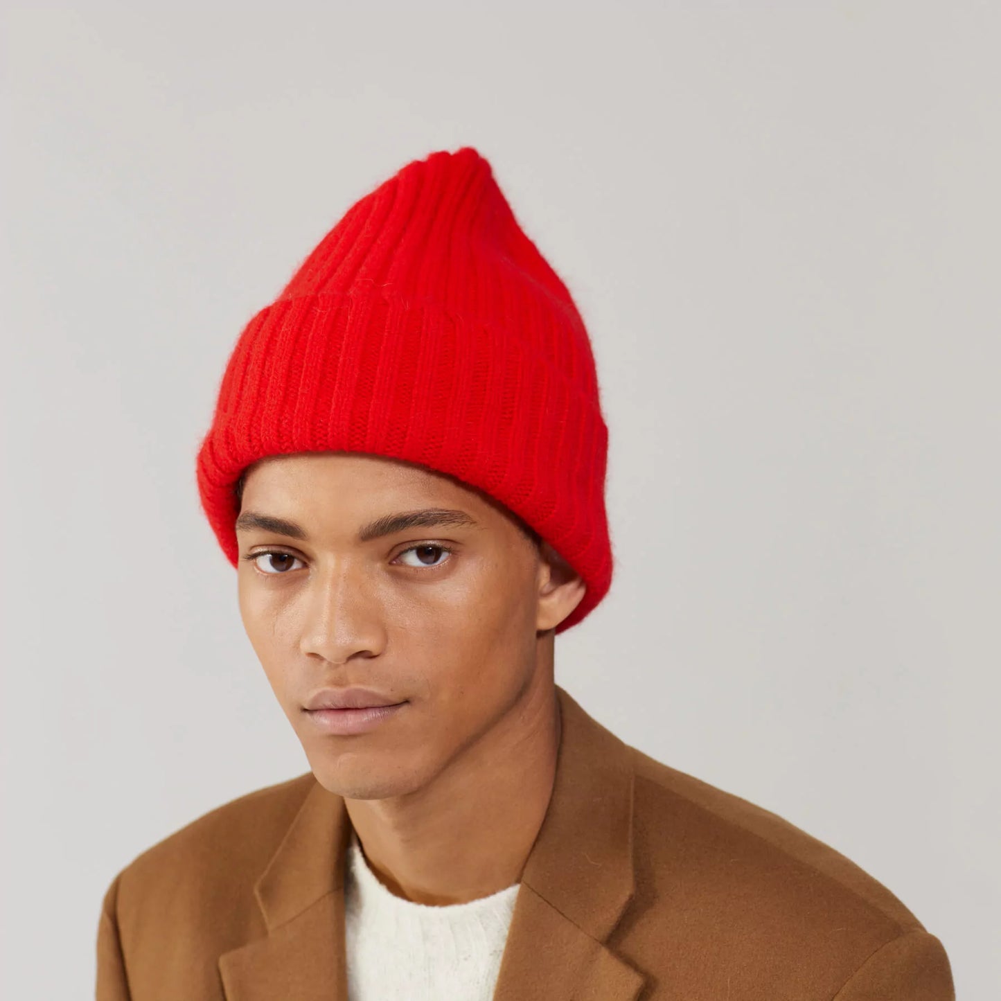 Large Beanie, Crimson