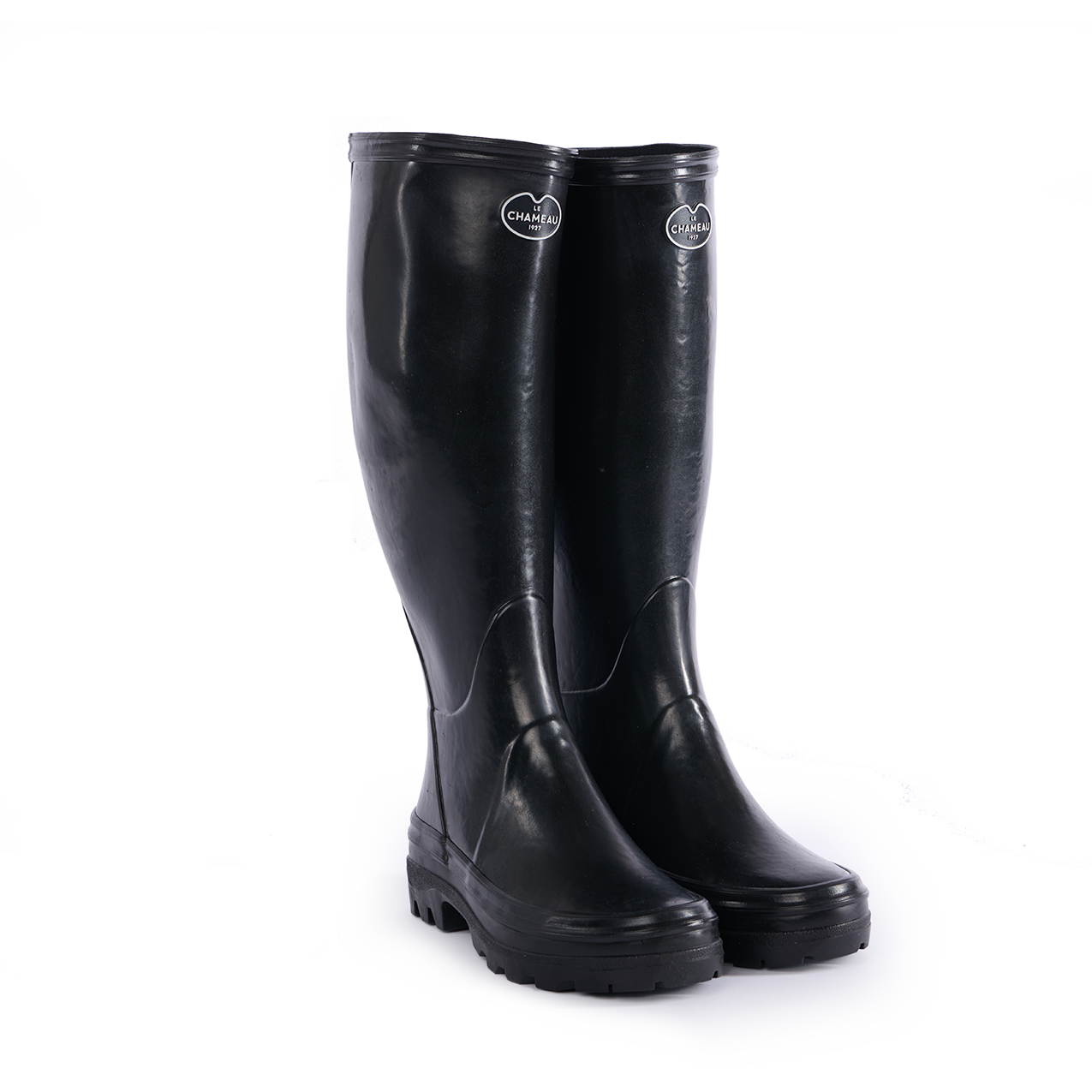 Le Chameau W Rain Boots Women's Giverny, Shiny Black