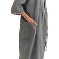 Loomist Dresses Sile Kimono Dress, Charcoal