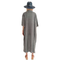 Loomist Dresses Sile Kimono Dress, Charcoal