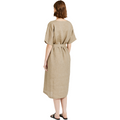 Maska W Lounge Dress Meli Dress, Taupe