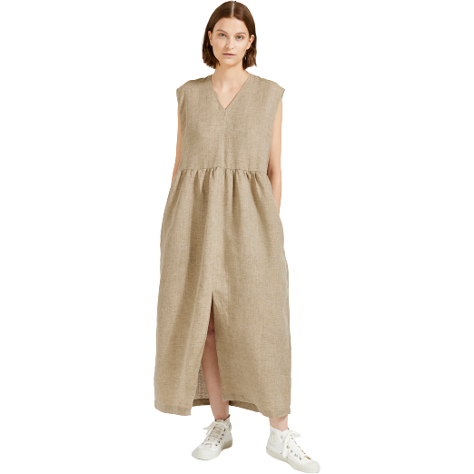 Maska W Lounge Dress Tina Dress, Taupe