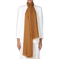 Me and K Scarf One Size Me and K Twill Cashmere Scarf, Gold