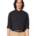 Merz B Schwanen M Button Down Shirt Button Down Shirt, Charcoal