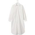 Merz B Schwanen W Lounge Dress Long Button Down Dress, White