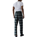 Original Madras Trading Co. M Pajama Madras Drawstring Summer Trouser, Navy / Green Plaid