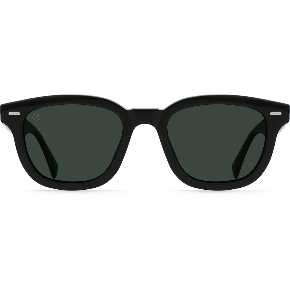 Raen Optics U Eyewear One Size Myles, Crystal Black/Green Polarized