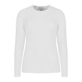 Rohnisch W Active L/S Light Rib Long Sleeve, White