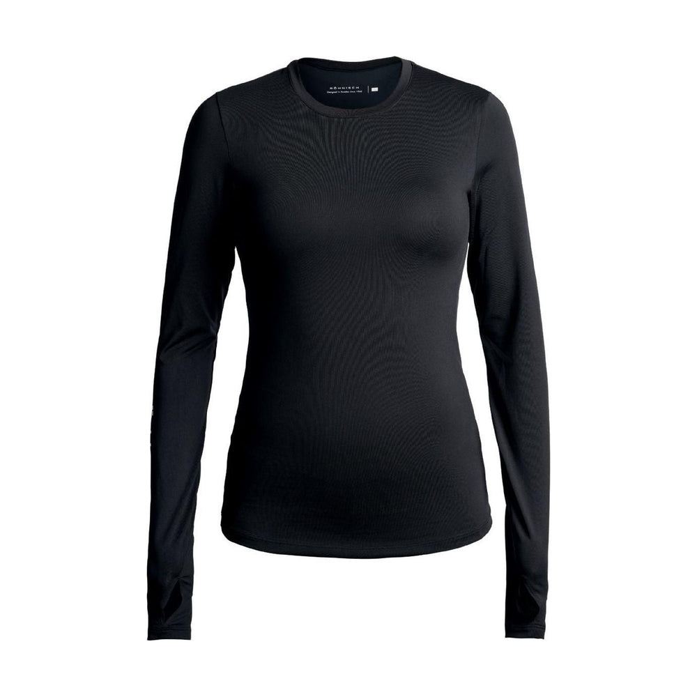 Rohnisch W Active L/S Team Logo Long Sleeve, Black