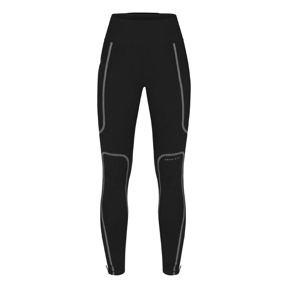 Rohnisch W Active Pants Shape Reflective Tights, Black