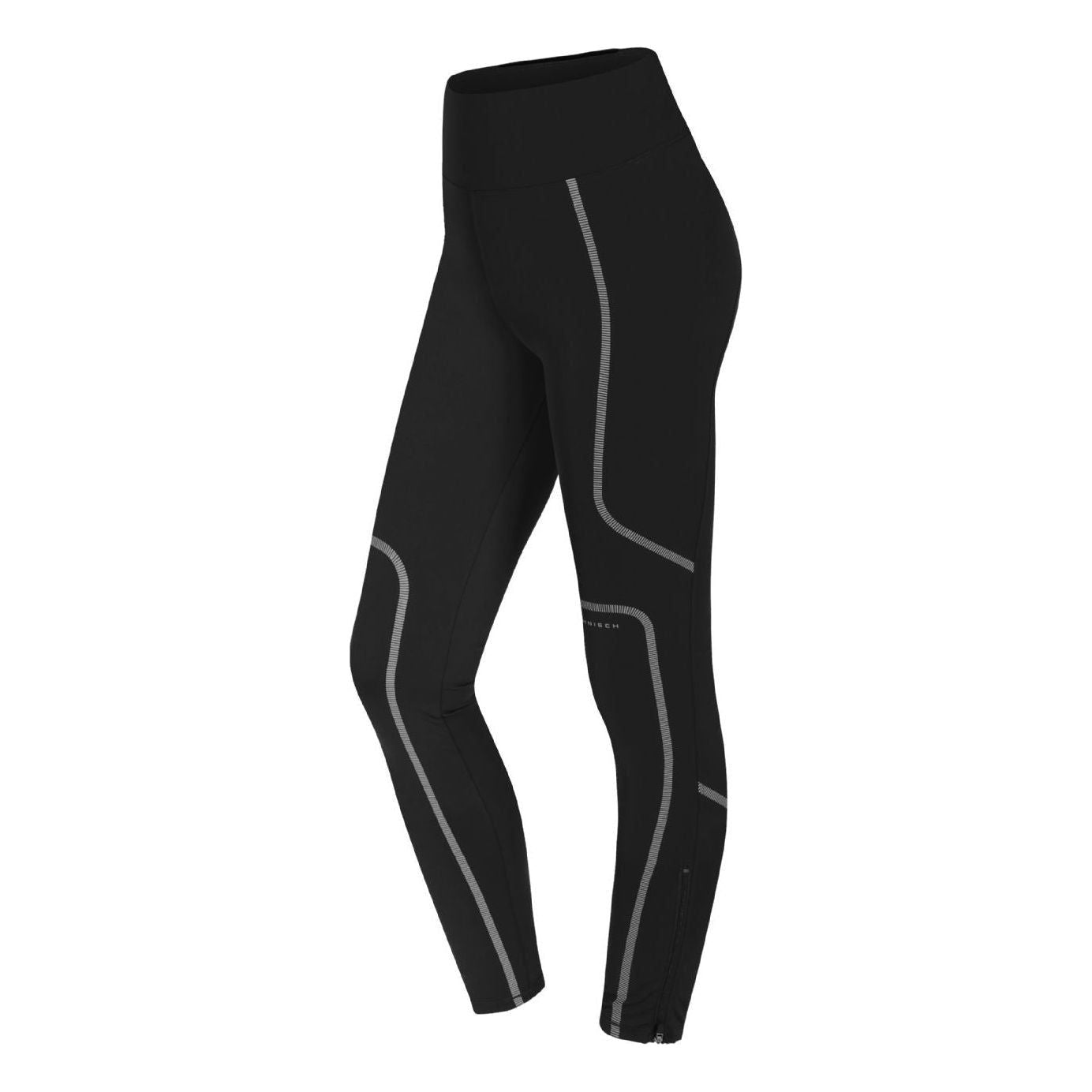 Rohnisch W Active Pants Shape Reflective Tights, Black