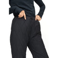 Rohnisch W Pants Quilted Pants, Black