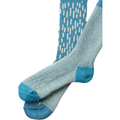 RoToTo Socks Rain Drop Crew Socks, Blue Pattern