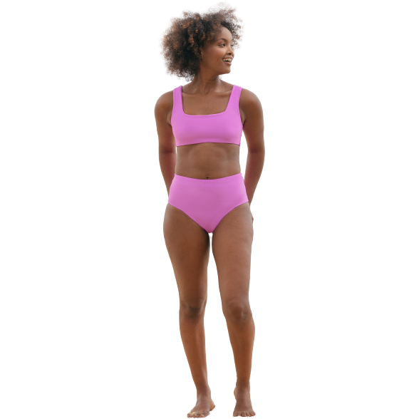 September Swim W Swimsuit Lucky Bottom, Lilac