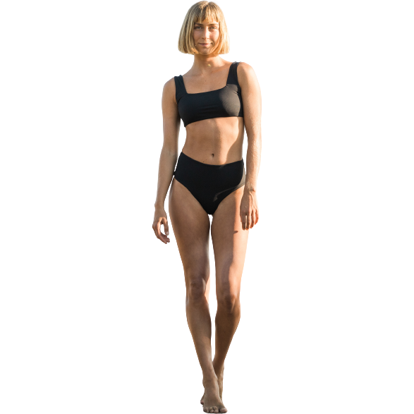 September Swim W Swimsuit Mason Top, Black