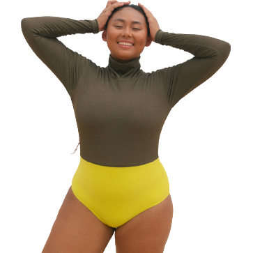 September Swim W Swimsuit Sumatra Surf Suit, Olive