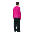 Seven Gauge fw23 U Sweater V Neck Sweater, Fuscia