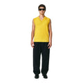 Seven Gauge fw23 U Sweater Vest Sweater, Giallo