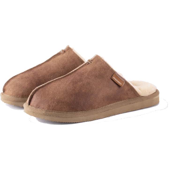 Shepherd of Sweden M Slippers Hugo Slipper, Antique Cognac