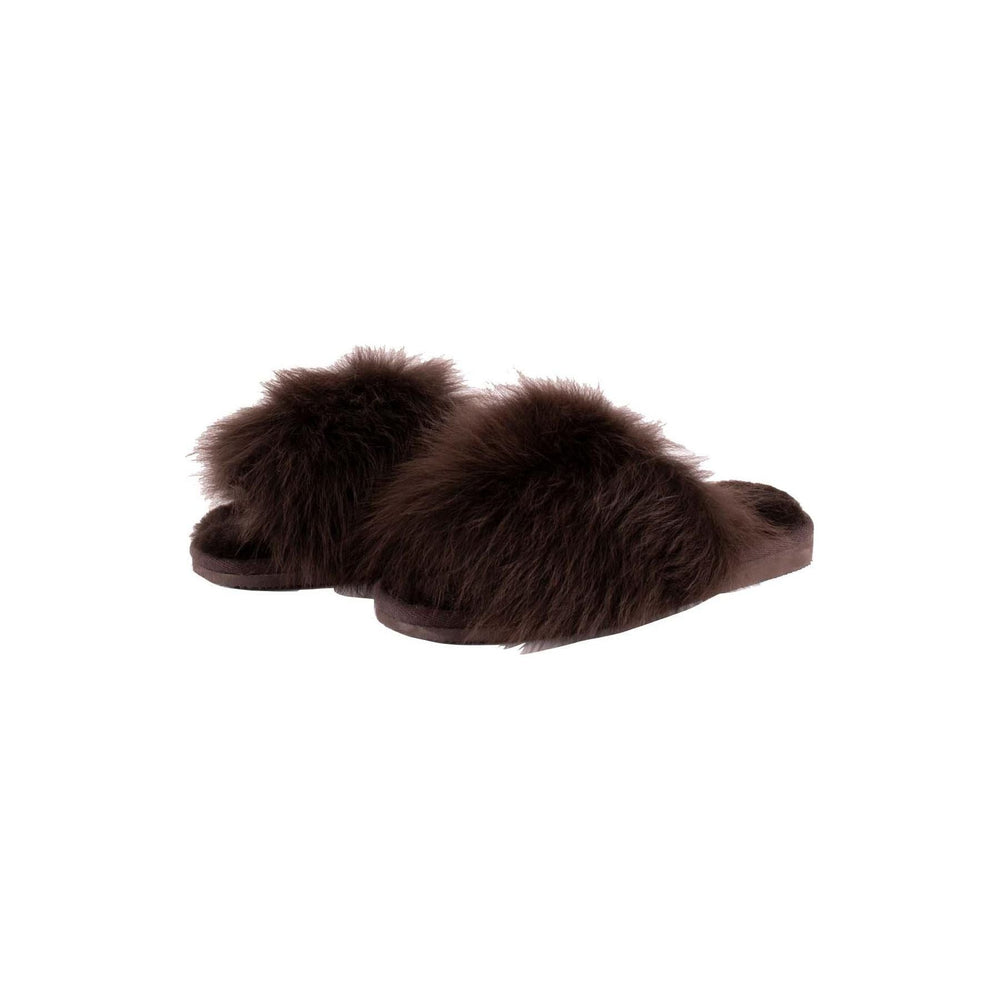 Shepherd of Sweden W Slippers Tessan, Dark Brown