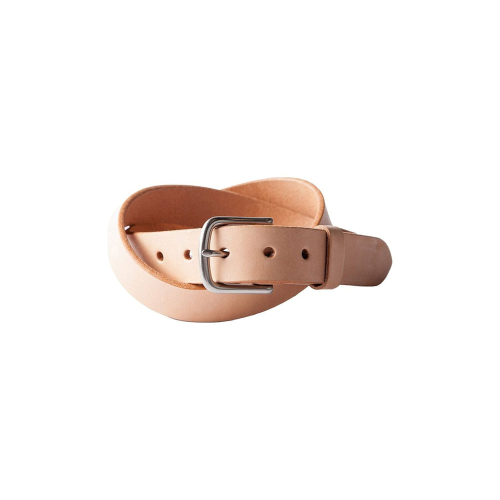 Tanner Goods M Belts Classic Belt, Natural / Stainless