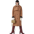 Tela W Outerwear Bimba Coat, Camel