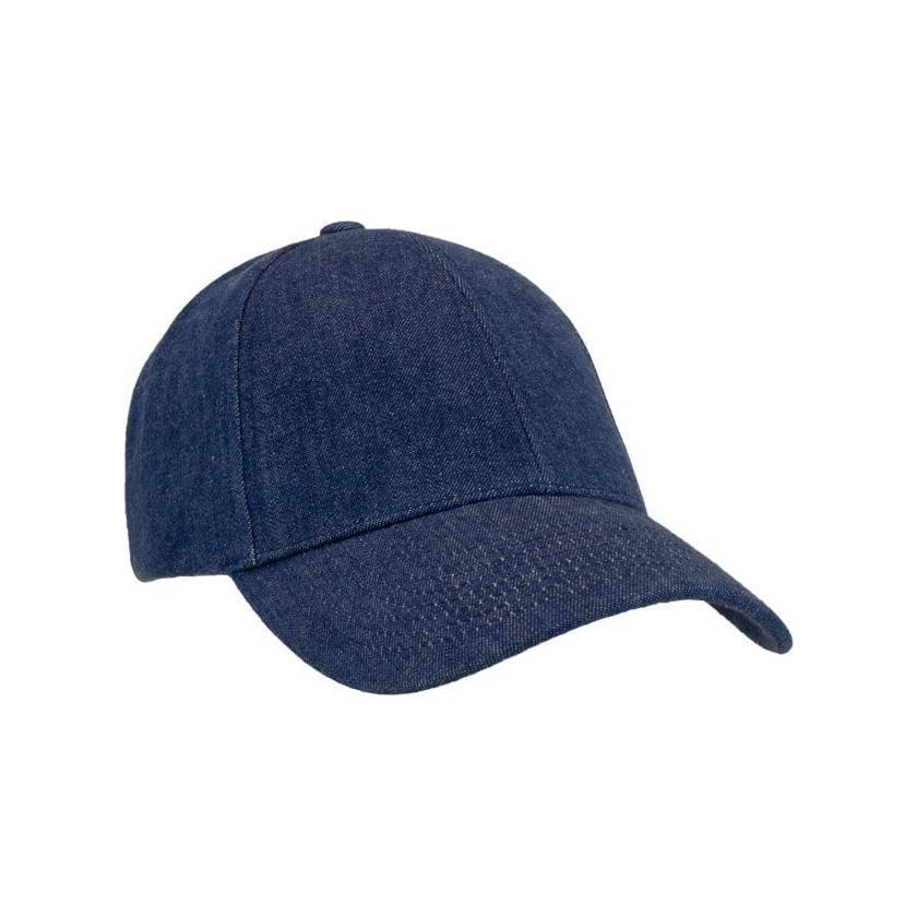 Varsity Headwear Baseball Cap Denim Cap, Raw Blue