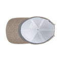 Varsity Headwear Baseball Cap Linen Cap, Argent Khaki