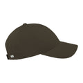 Varsity Headwear Baseball Cap Ventile Cotton Cap, Leather Brown