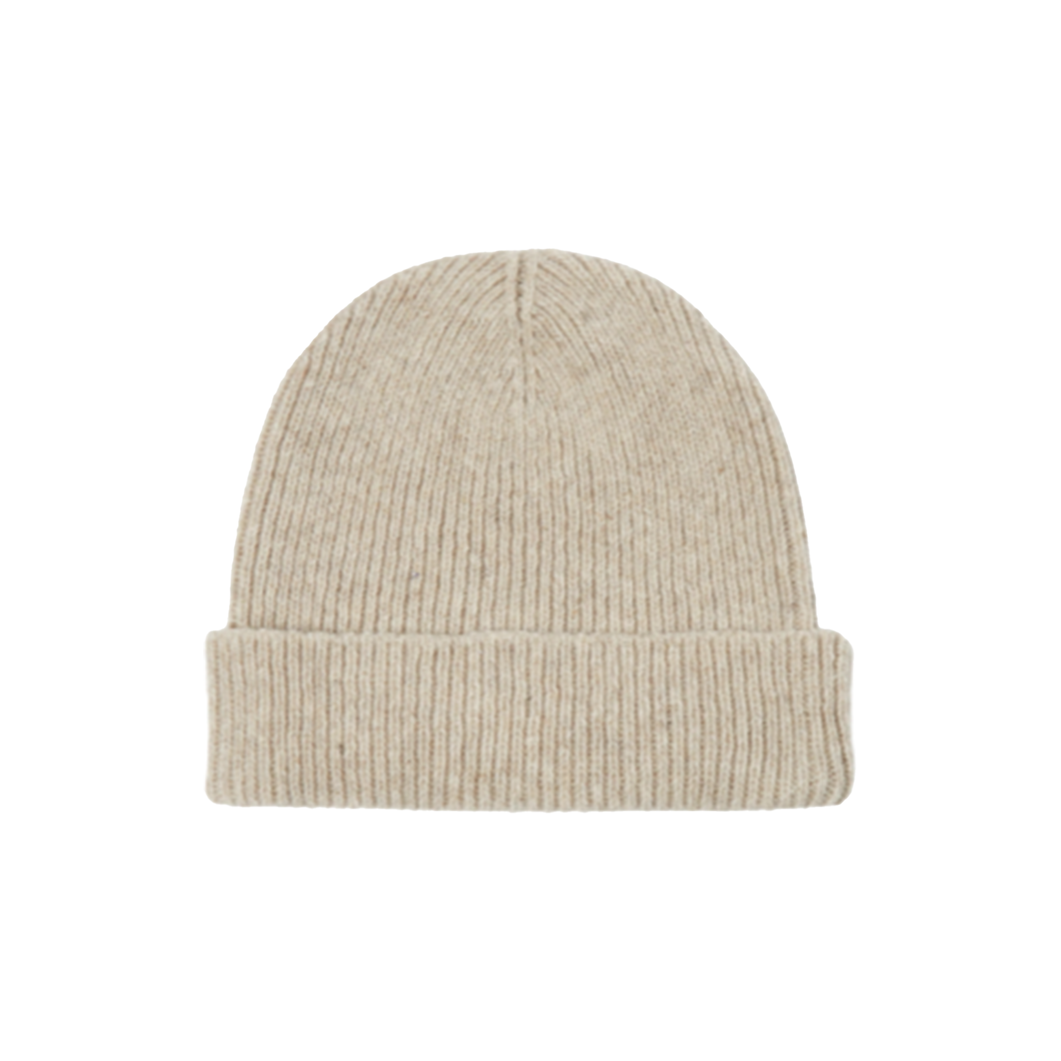 Wool Cashmere Watch Cap, Beige