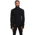 Woolpower M Base Layer 400g Full Zip Jacket, Black